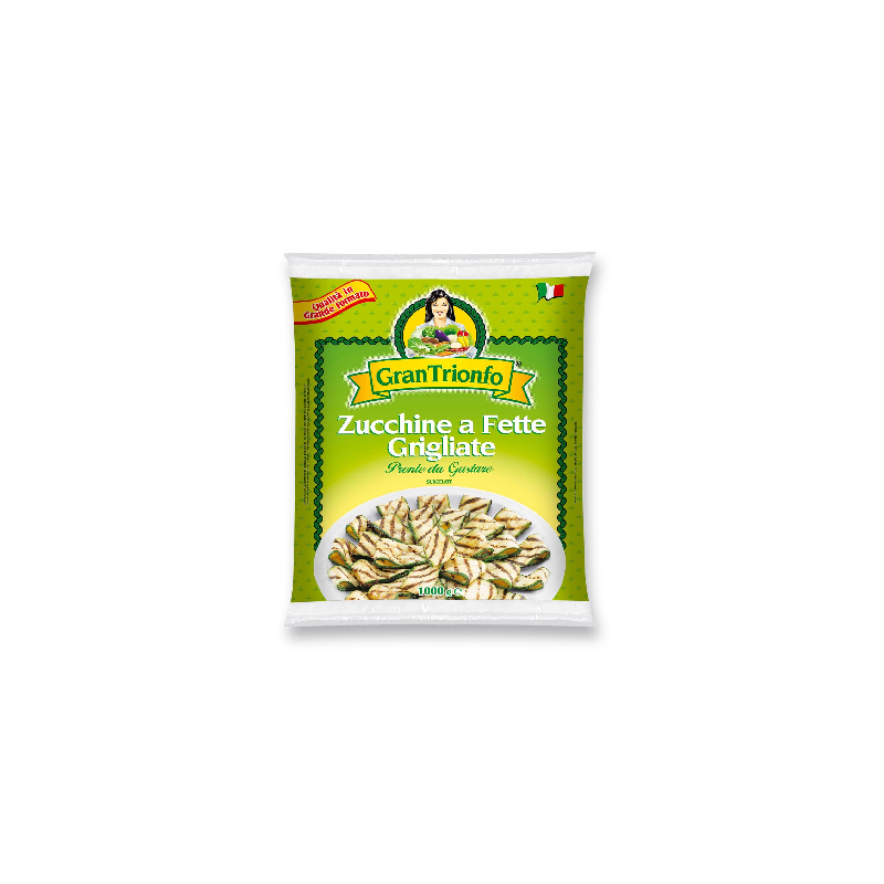 Zucchine grigliate 7buste x 1KG GRAN TRIONFO