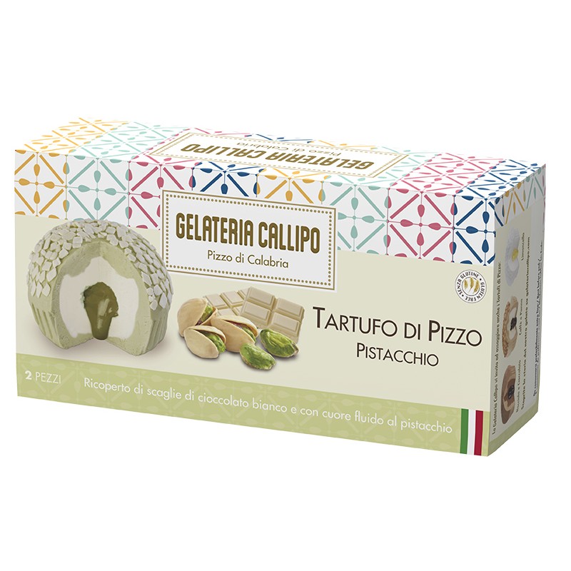 Tartufo Pizzo Pistacchio 110gr x 2pz CALLIPO